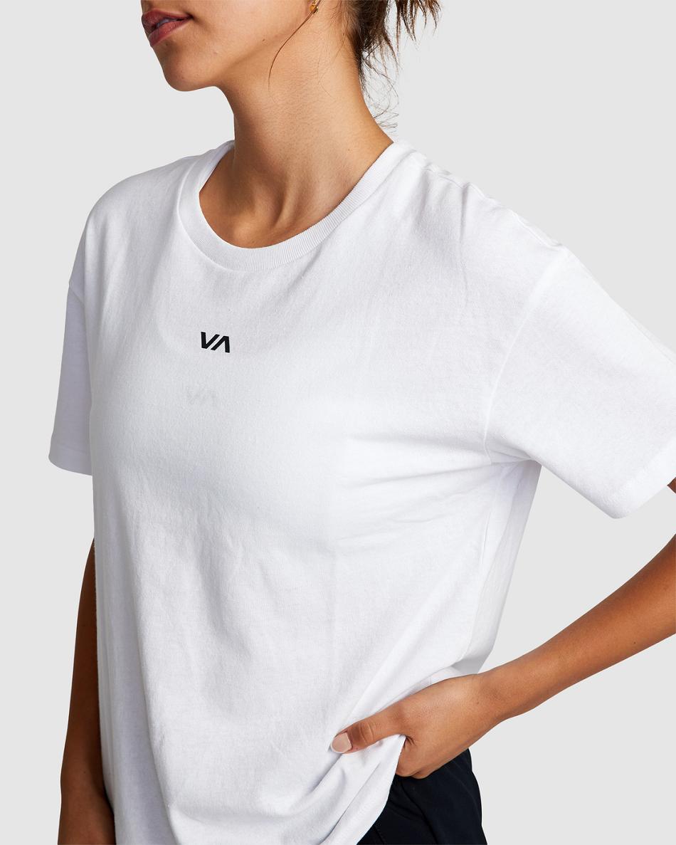 Camiseta Tirantes Rvca VA Essential Mujer Blancas | YCOVQ75877