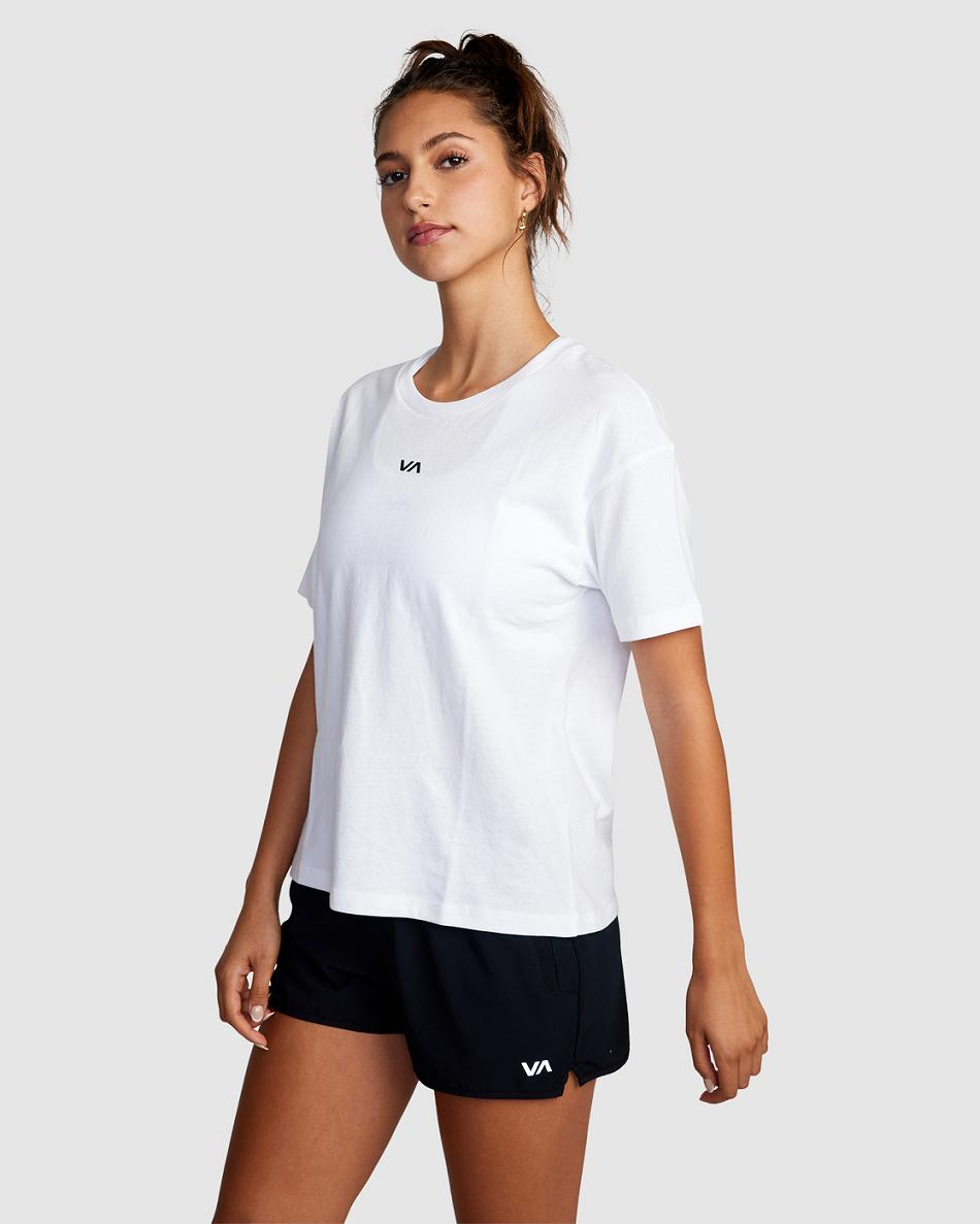 Camiseta Tirantes Rvca VA Essential Mujer Blancas | YCOVQ75877