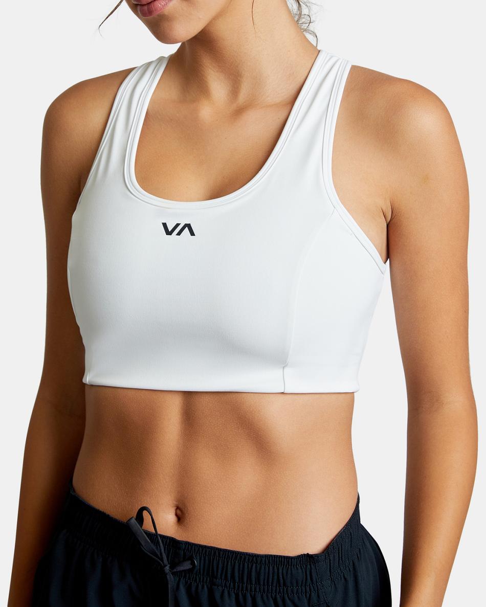 Camiseta Tirantes Rvca VA Essential Sports Mujer Blancas | CODYB74966