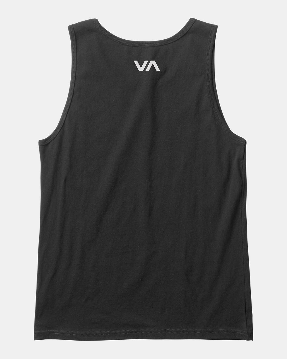 Camiseta Tirantes Rvca Va Rvca Blur Tank Niño Negras | LCOSX47825