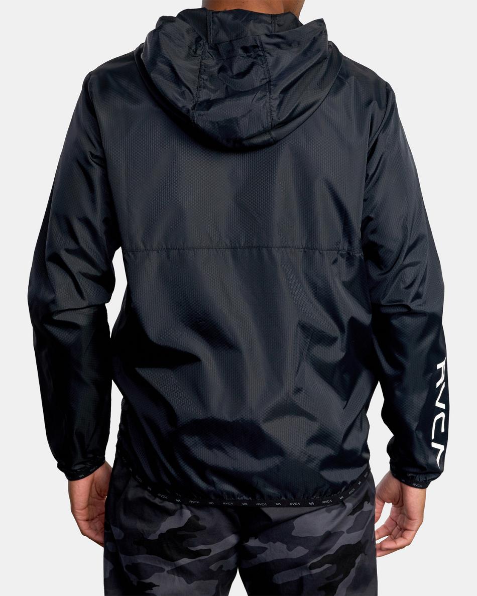 Chaquetas Rvca Hexstop IV Hombre Negras | COCIF25981