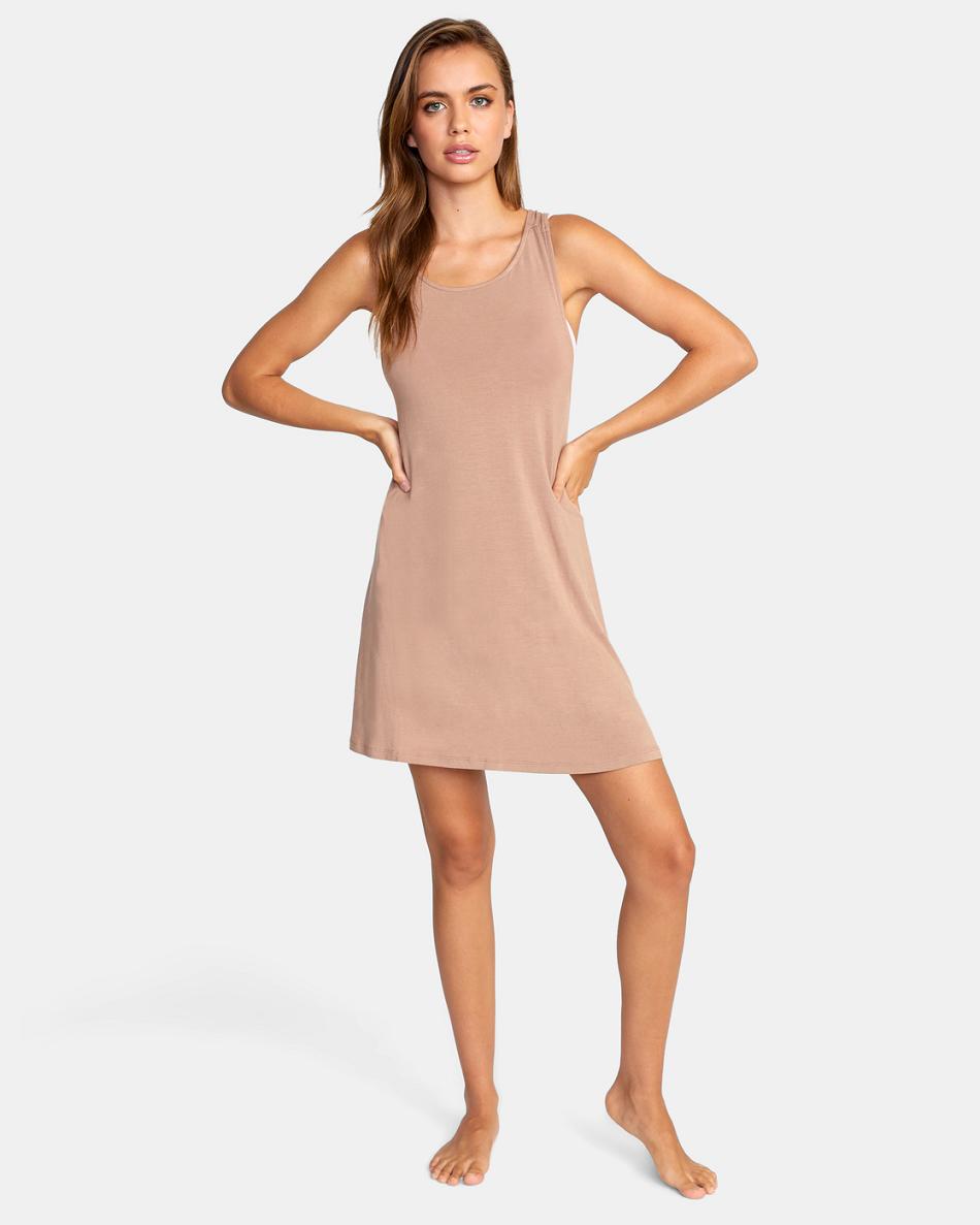 Cover ups Rvca Tripped Up Mujer Wood | YCOVQ80416