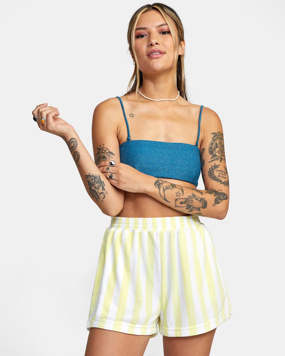 Falda Rvca Beach Night Cozy Sawyer Lounge Mujer Amarillo | SCONY19337