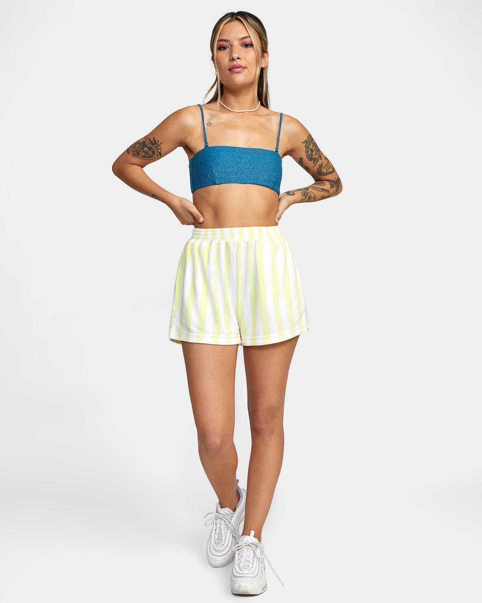 Falda Rvca Beach Night Cozy Sawyer Lounge Mujer Amarillo | SCONY19337