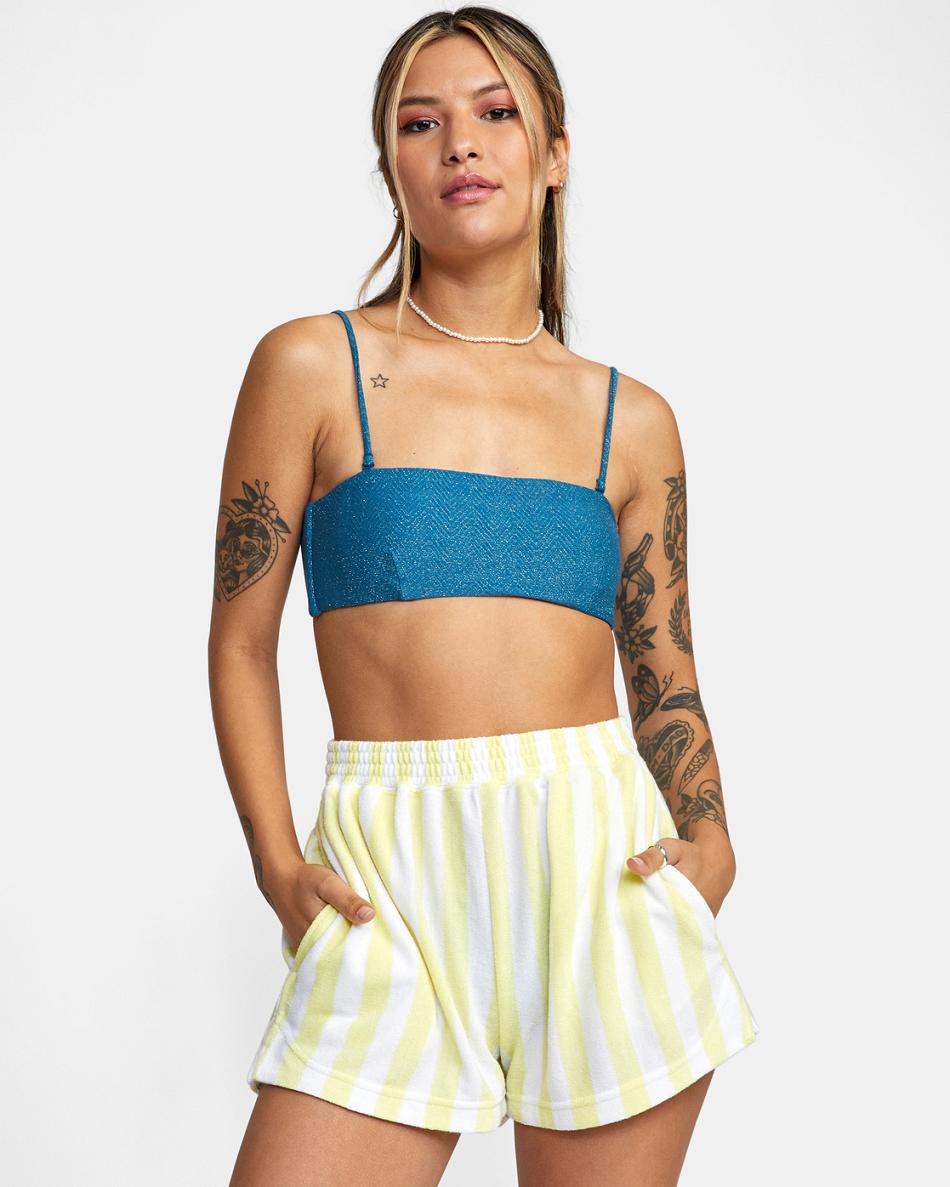 Falda Rvca Beach Night Cozy Sawyer Lounge Mujer Amarillo | SCONY19337