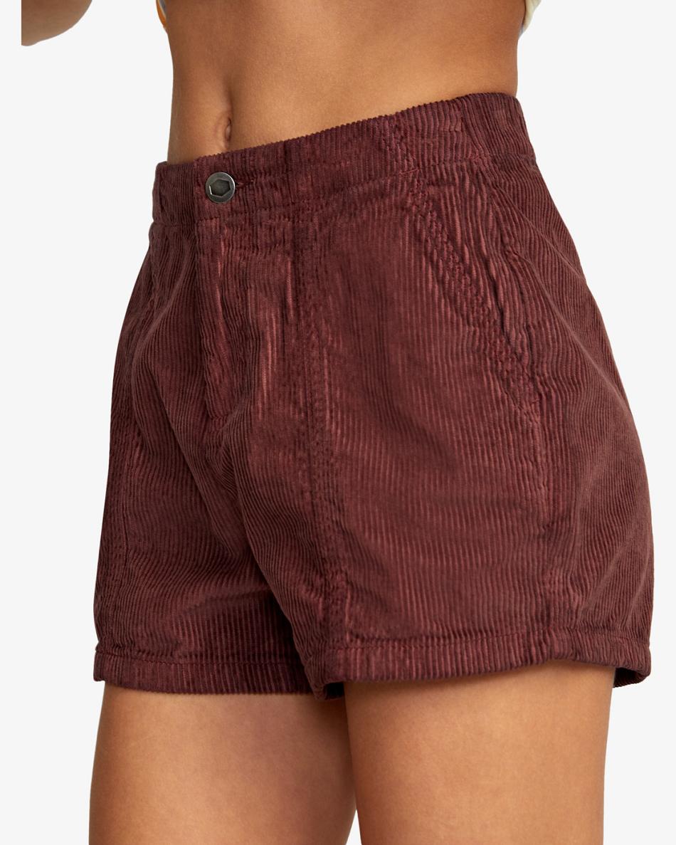 Falda Rvca Daylight Corduroy Mujer Espresso | COZPD42209