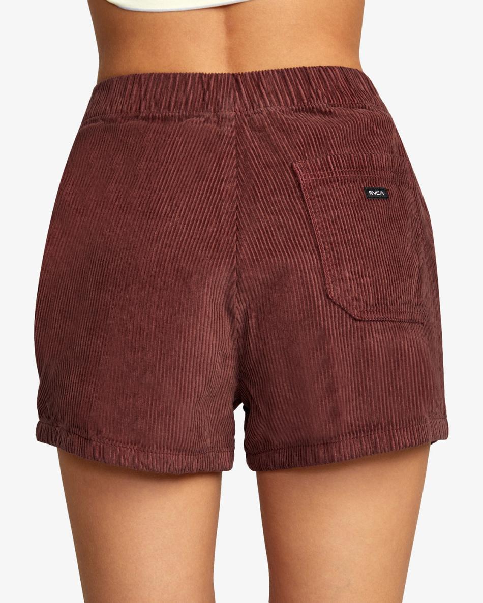 Falda Rvca Daylight Corduroy Mujer Espresso | COZPD42209