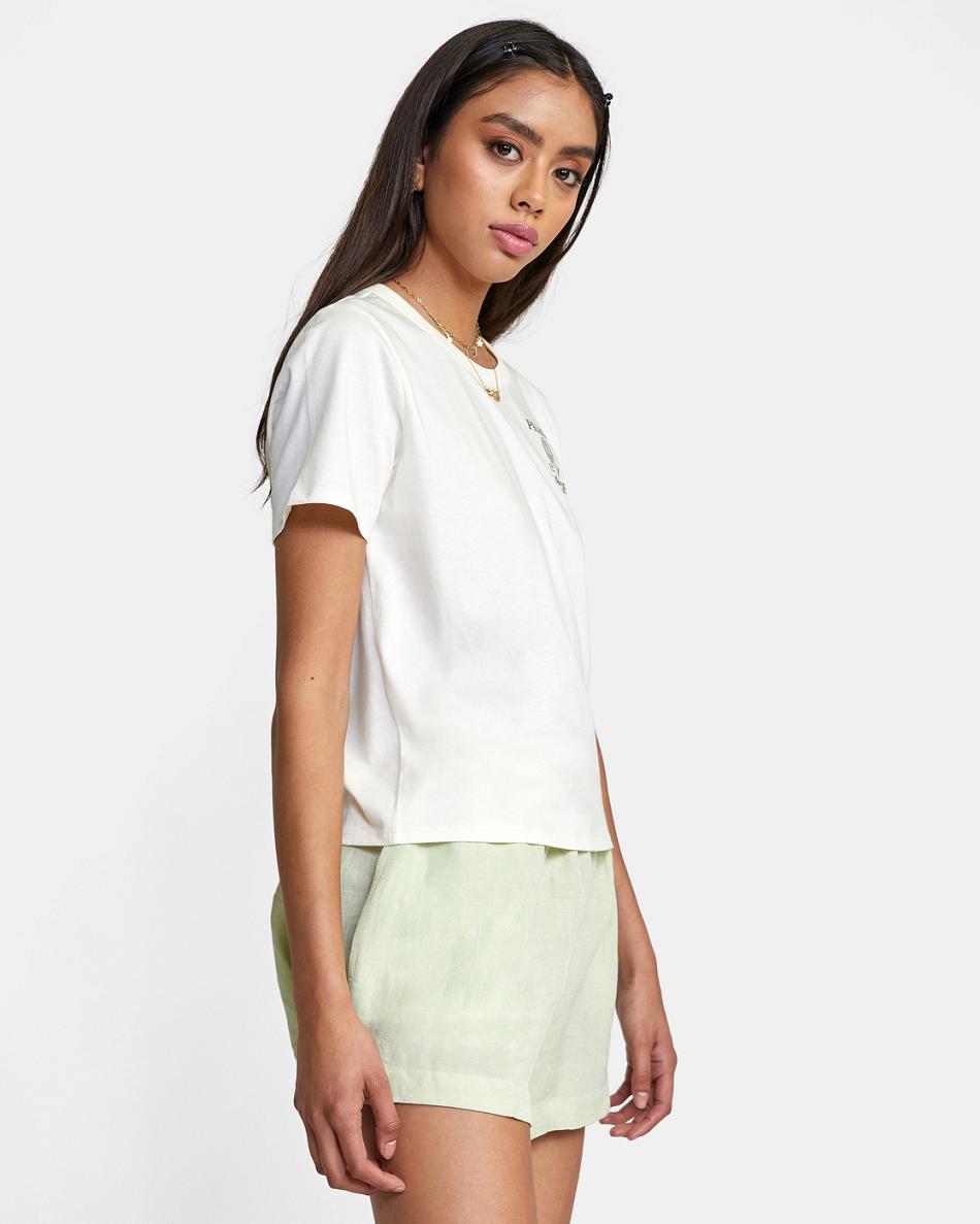 Falda Rvca Linen Sawyer Elastic Cintura Mujer Verde Claro | LCOSX13823