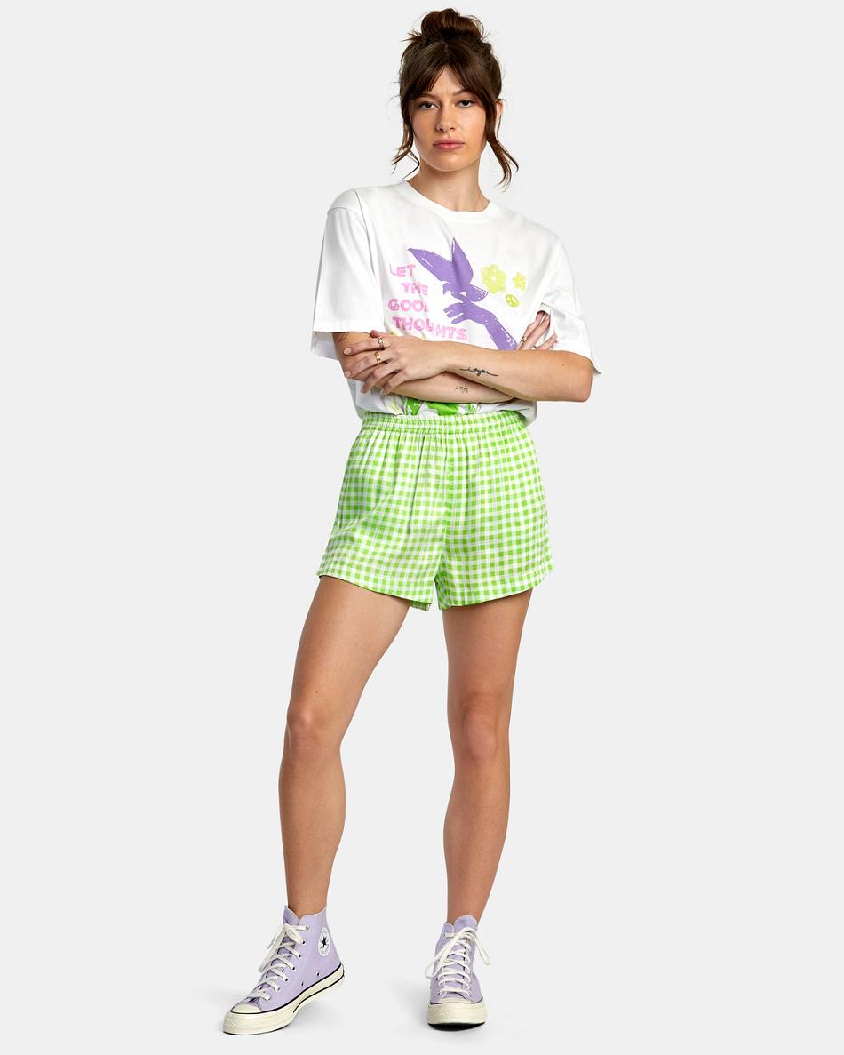 Falda Rvca Sawyer Woven Mujer Verde | COJZR22073