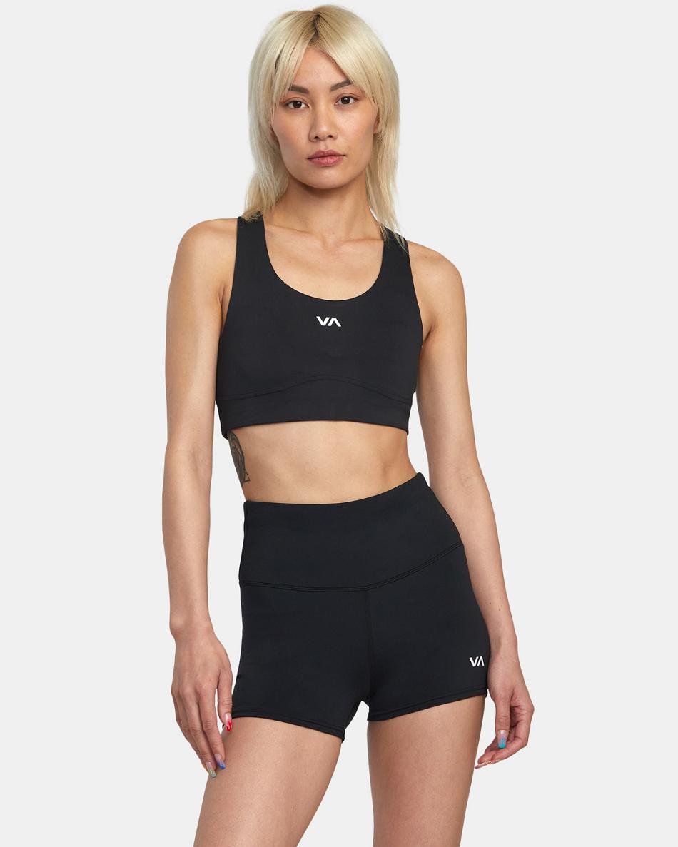 Falda Rvca Shorty Workout Mujer Negras | DCOVO40647