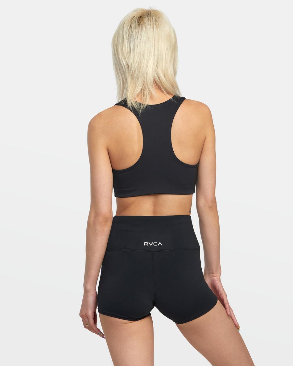 Falda Rvca Shorty Workout Mujer Negras | DCOVO40647