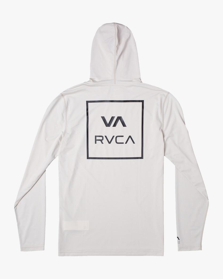 Guardia de erupción Rvca Encapuchado Long Sleeve Niño Plateadas | COZPD18159