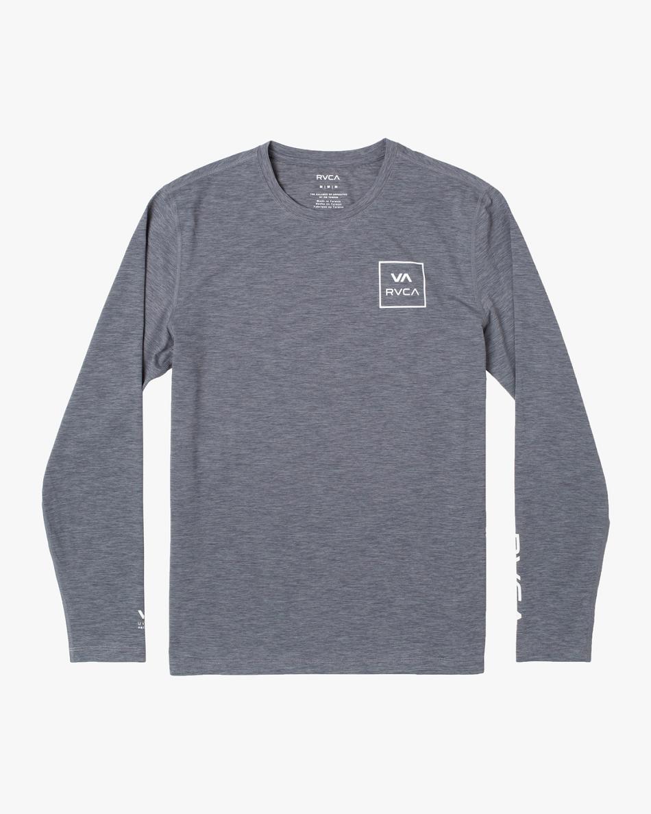 Guardia de erupción Rvca Long Sleeve Niño Gris | CONZX84308