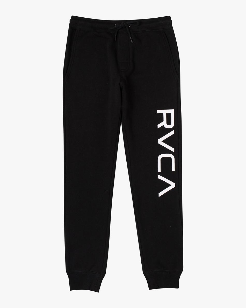 Jeans Rvca Big RVCA Sweatpants Niño Negras | YCOVQ79377