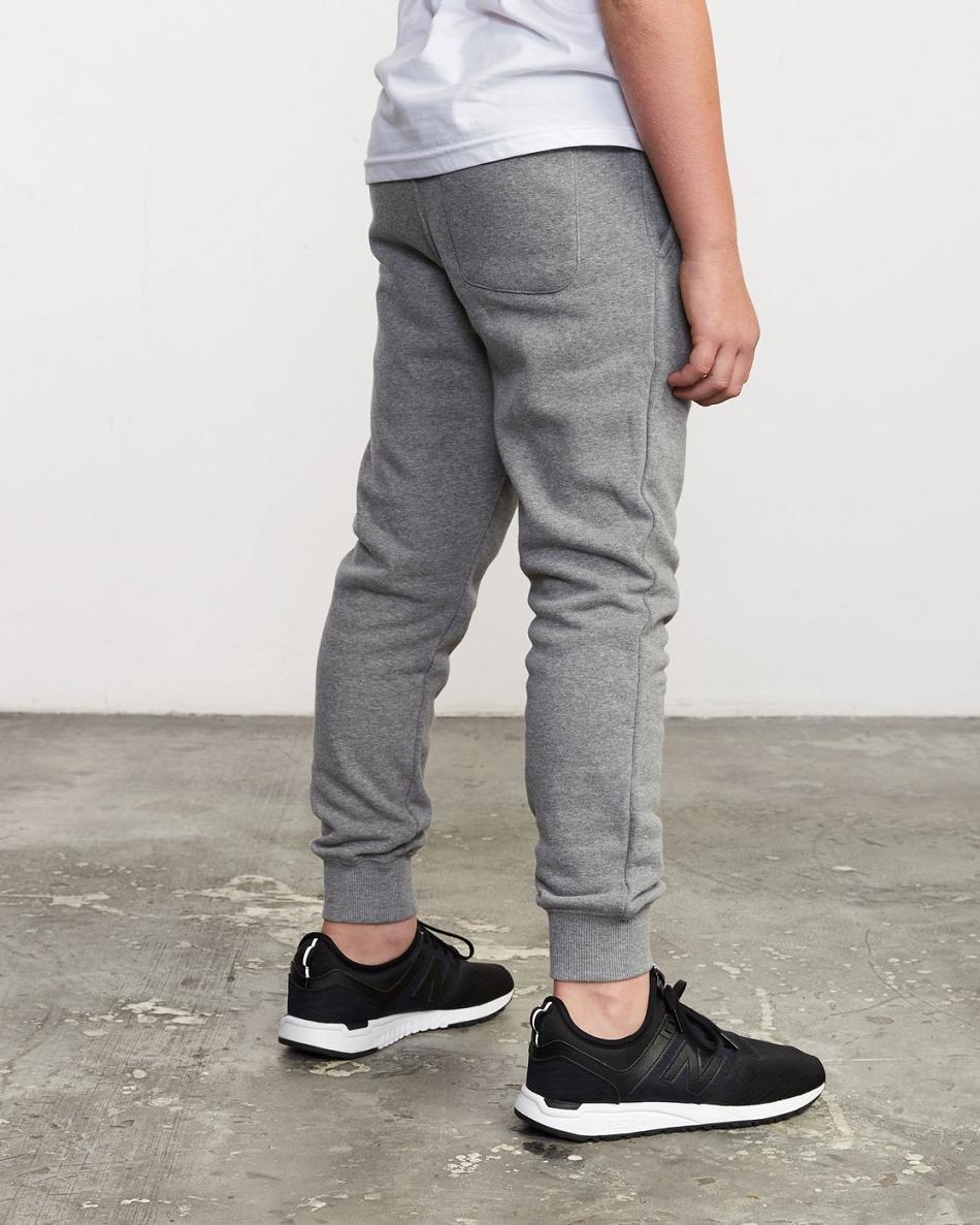 Jeans Rvca Ripper Sweatpant Niño Gris | CODFL73924