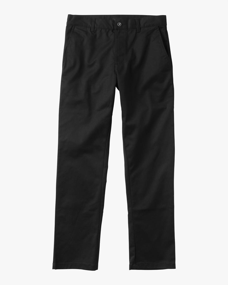 Jeans Rvca Weekday Stretch Niño Negras | LCOTR16711