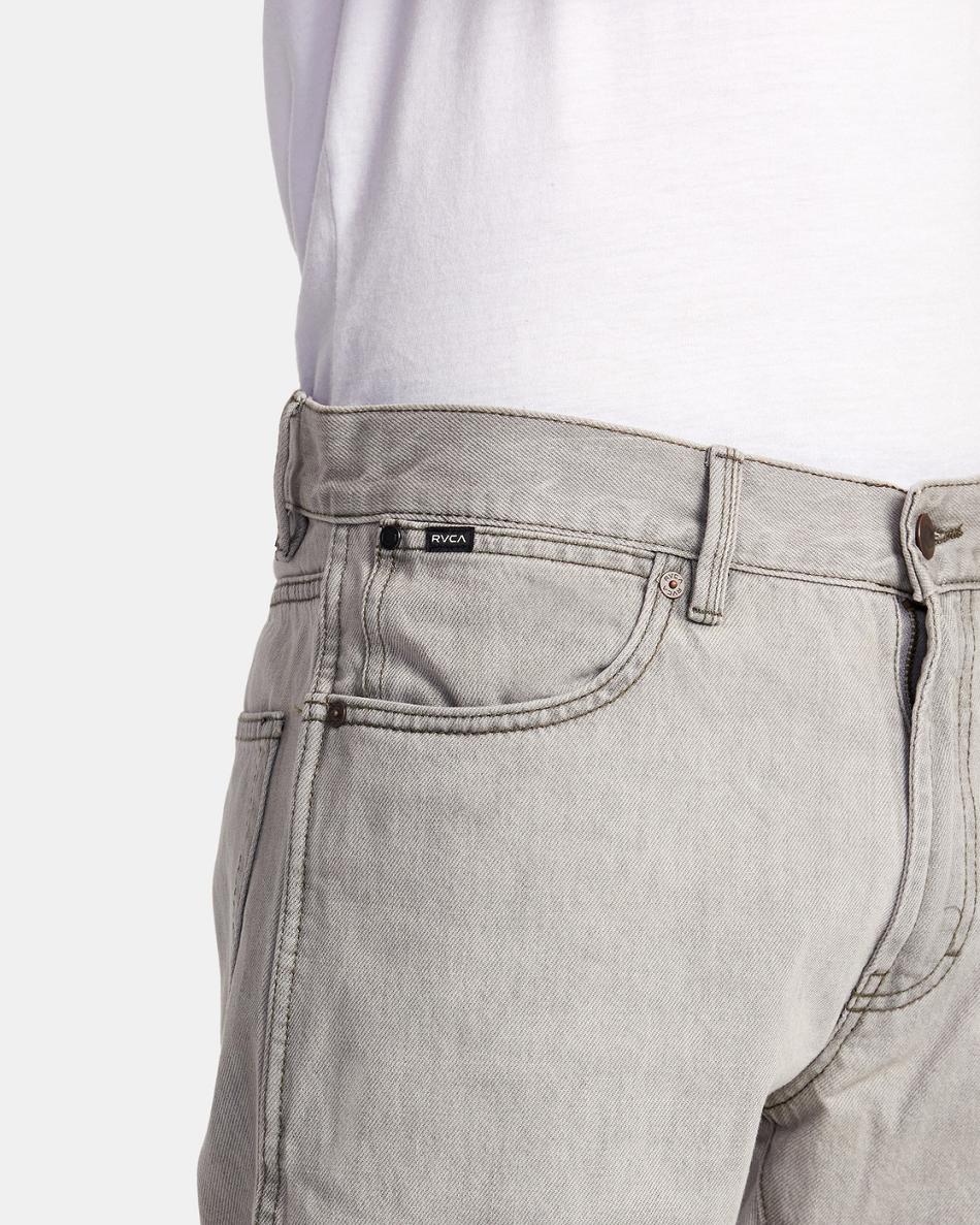 Jeans Rvca Weekend Directo Fit Hombre Gris | COCVG47654