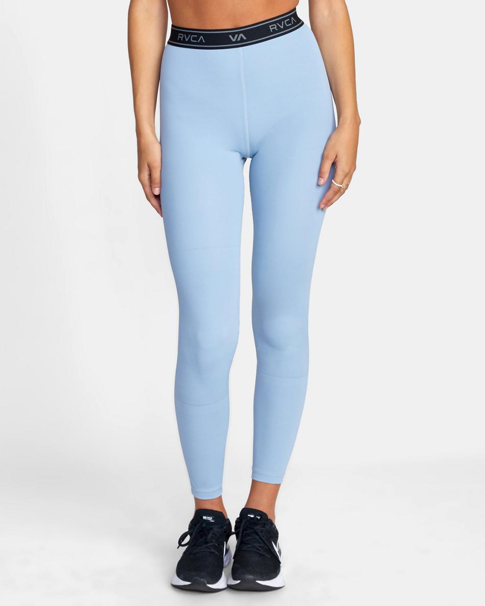 Leggins Rvca Base Workout Mujer Azules | COCVG68088