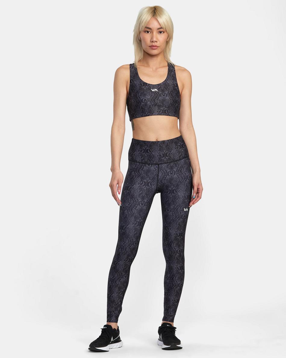 Leggins Rvca VA Essential Workout Mujer Serpent | COXBR15641