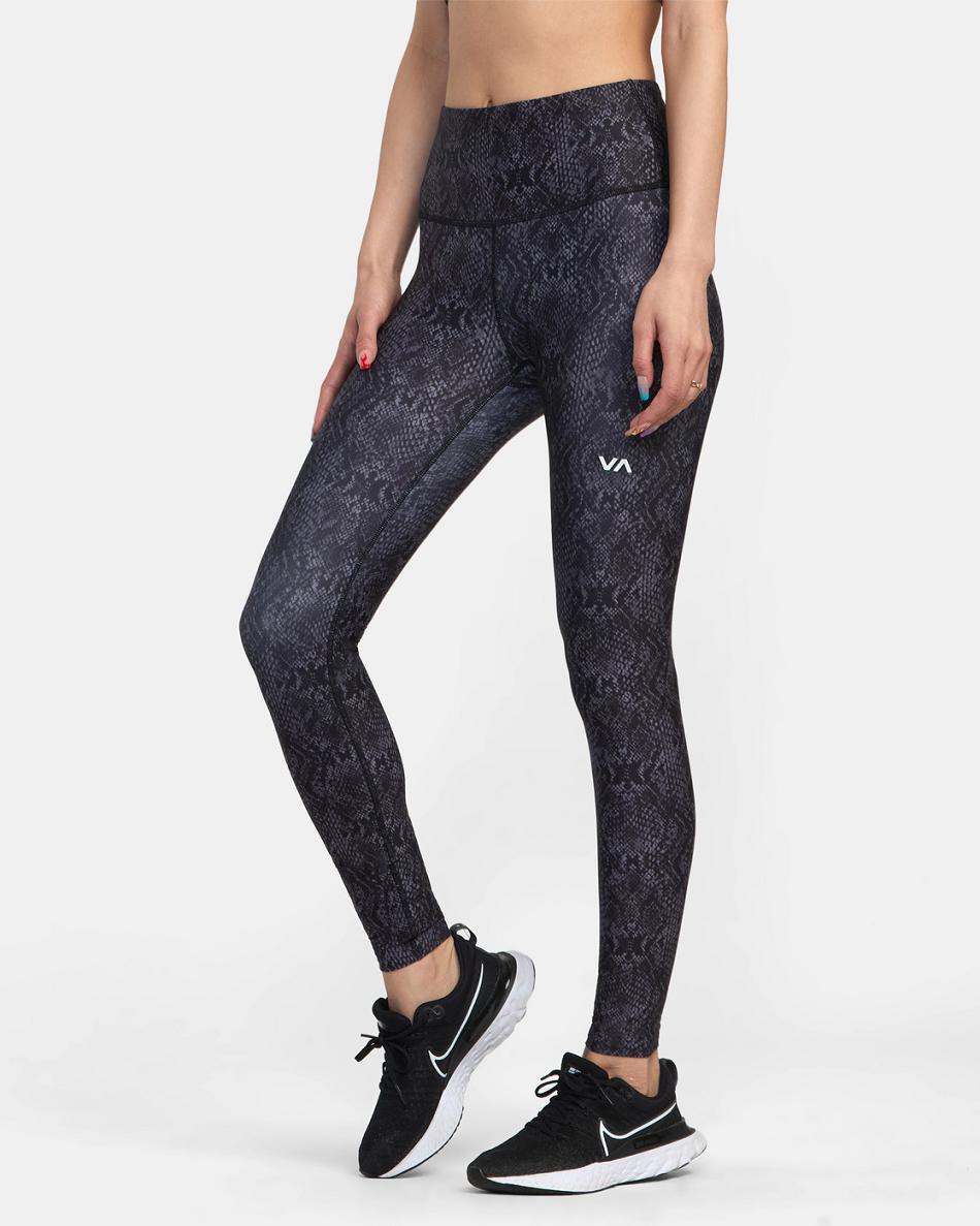 Leggins Rvca VA Essential Workout Mujer Serpent | COXBR15641