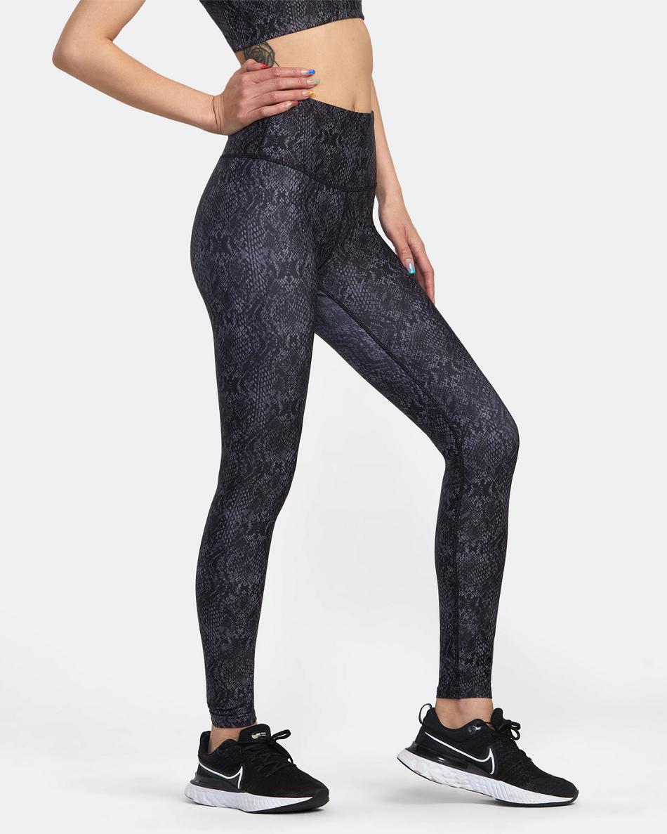 Leggins Rvca VA Essential Workout Mujer Serpent | COXBR15641