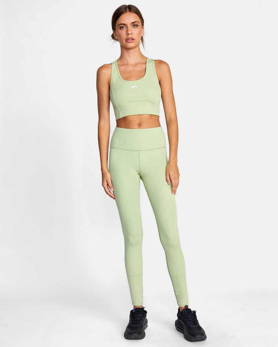 Leggins Rvca VA Essential Workout Mujer Verde Menta | LCOTR75018