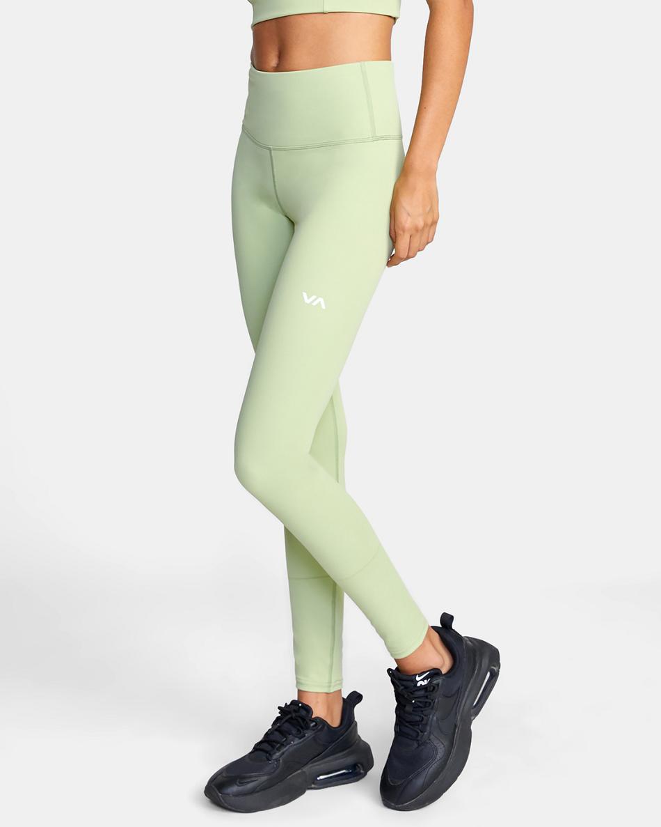 Leggins Rvca VA Essential Workout Mujer Verde Menta | LCOTR75018