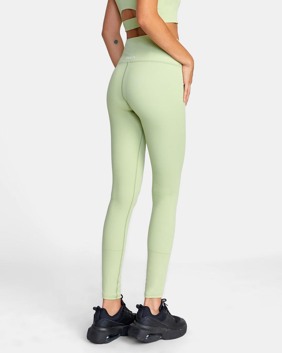 Leggins Rvca VA Essential Workout Mujer Verde Menta | LCOTR75018