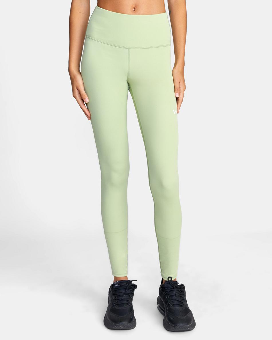 Leggins Rvca VA Essential Workout Mujer Verde Menta | LCOTR75018