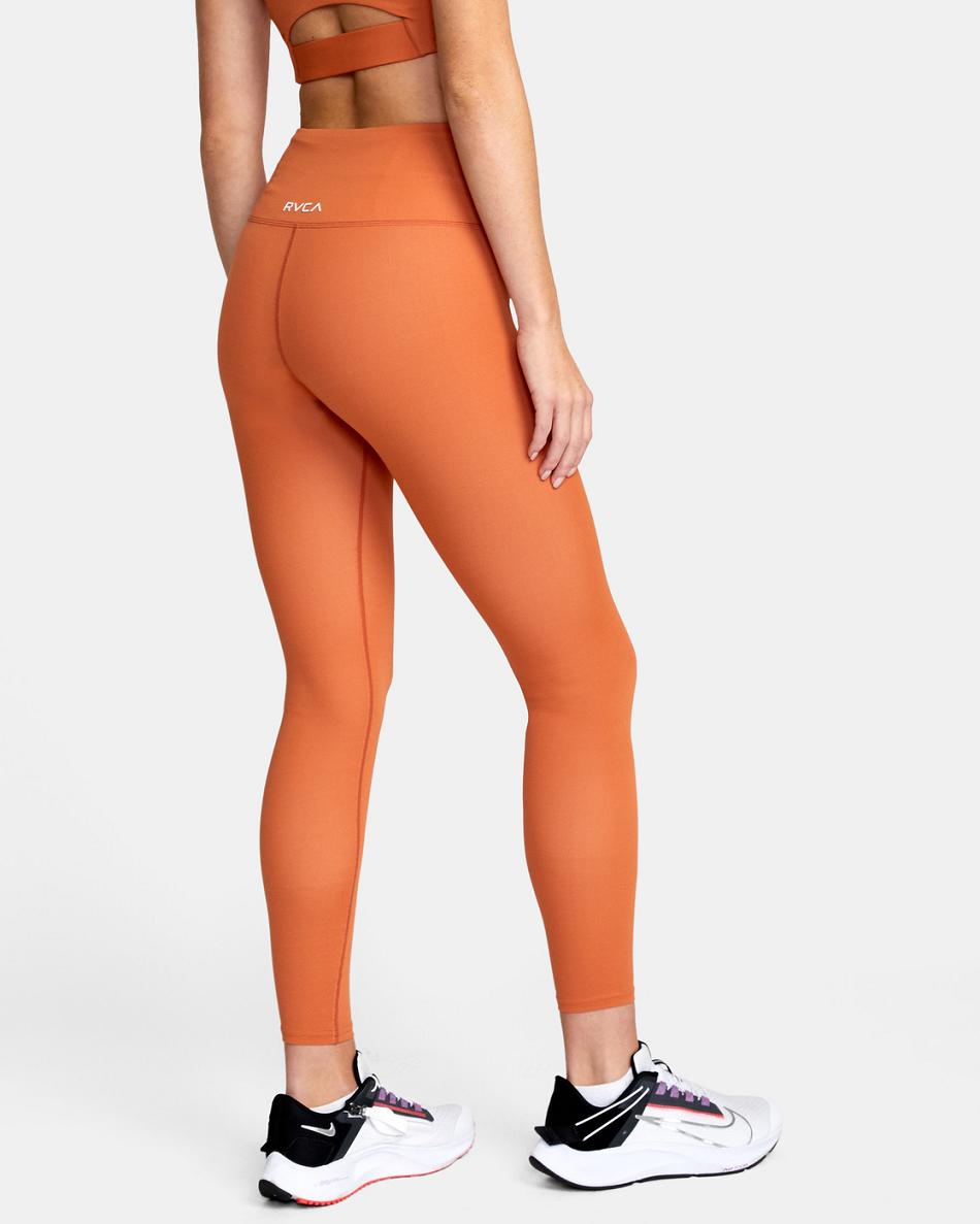 Leggins Rvca VA Essential Workout Mujer Cocoa | PCOQX11010