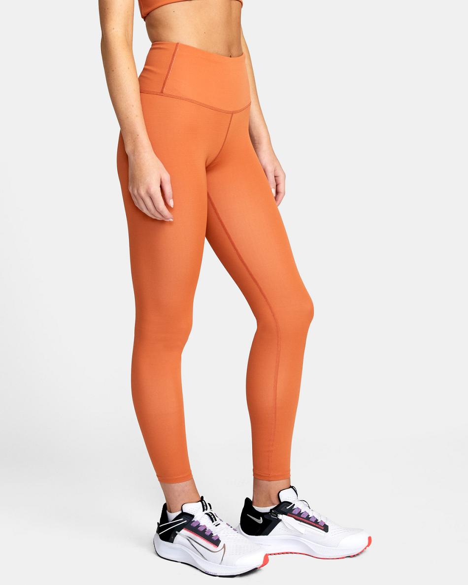 Leggins Rvca VA Essential Workout Mujer Cocoa | PCOQX11010