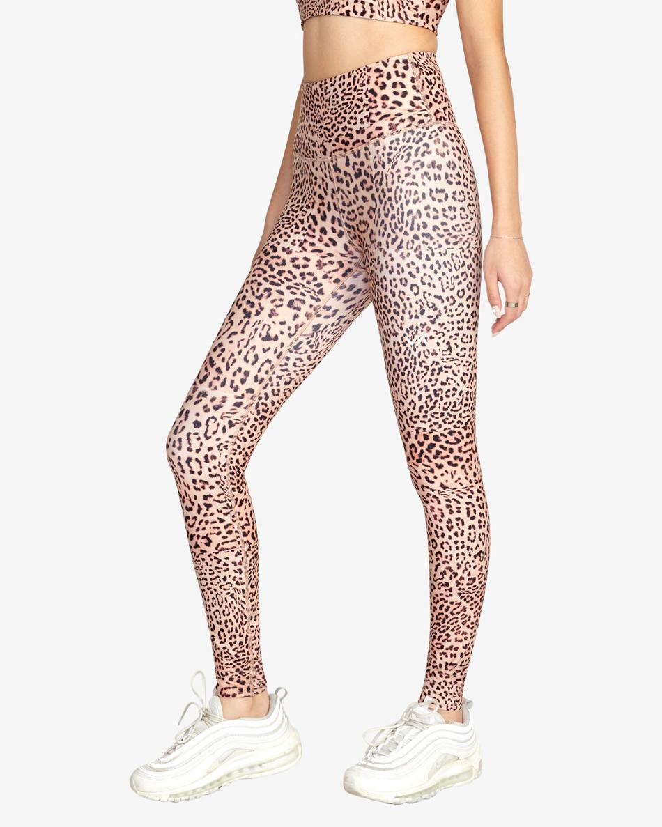 Leggins Rvca VA Essential Workout Mujer Leo Rising | TCOWZ30145