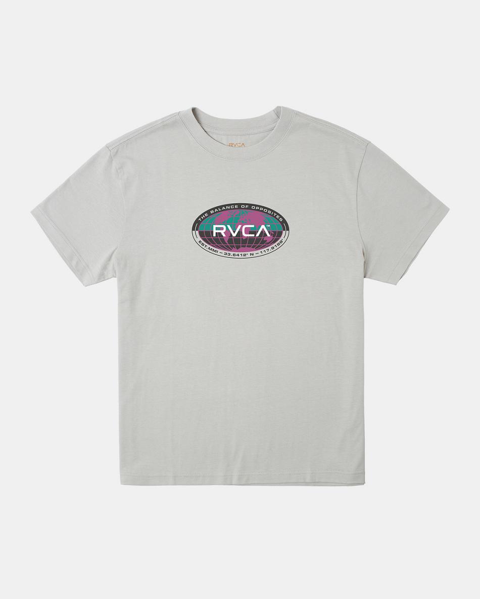 Manga corta Rvca Global - T-Shirt Hombre Mirage | QCOUV85908