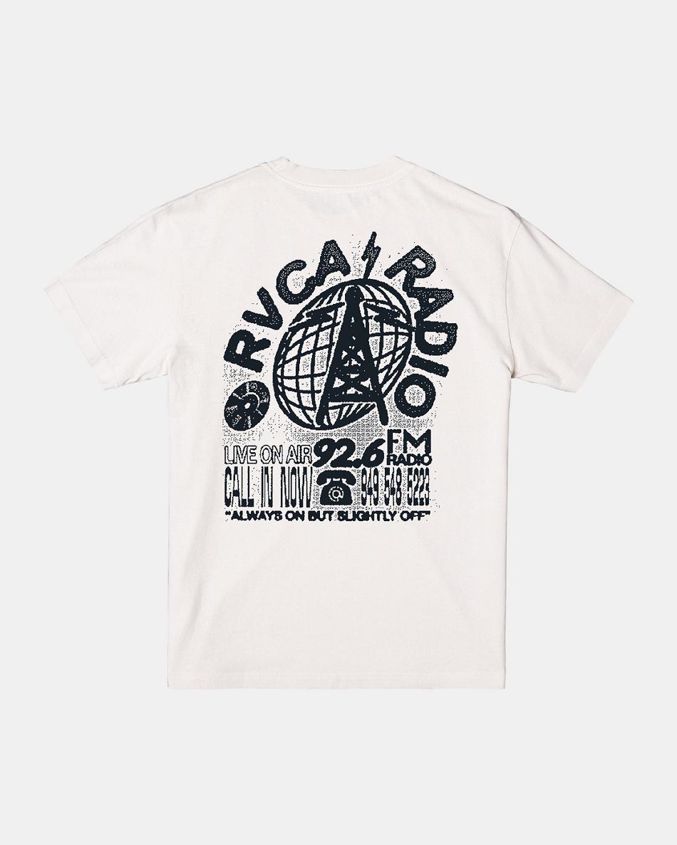 Manga corta Rvca RVCA Tee Hombre Blancas | ACODF13334