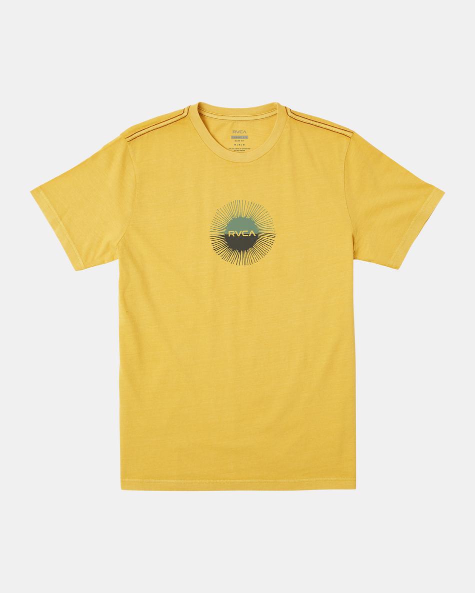 Manga corta Rvca Solar Eclipse Tee Hombre Bamboo | COEAH22014