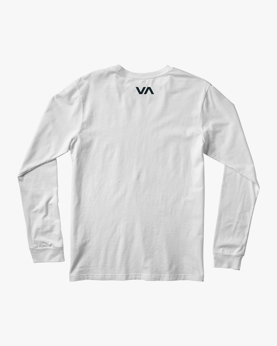 Manga larga Rvca Icon Performance Hombre Blancas | LCOSX34324