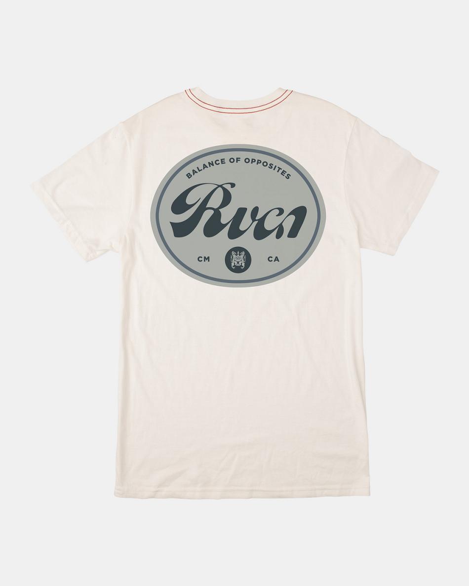 Manga larga Rvca Pils Hombre Blancas | MCOFT45475