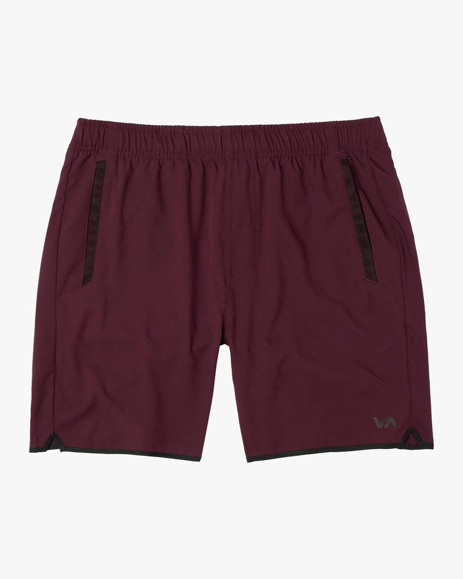 Pantalones Cortos Para Correr Rvca YOGGER IV Hombre Plum | XCOBH40751