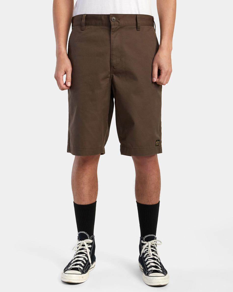 Pantalones Cortos Rvca Americana 22 Hombre Chocolate | ACOWC69004