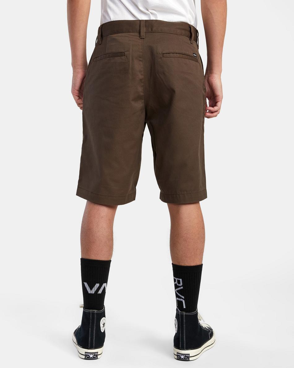 Pantalones Cortos Rvca Americana 22 Hombre Chocolate | ACOWC69004