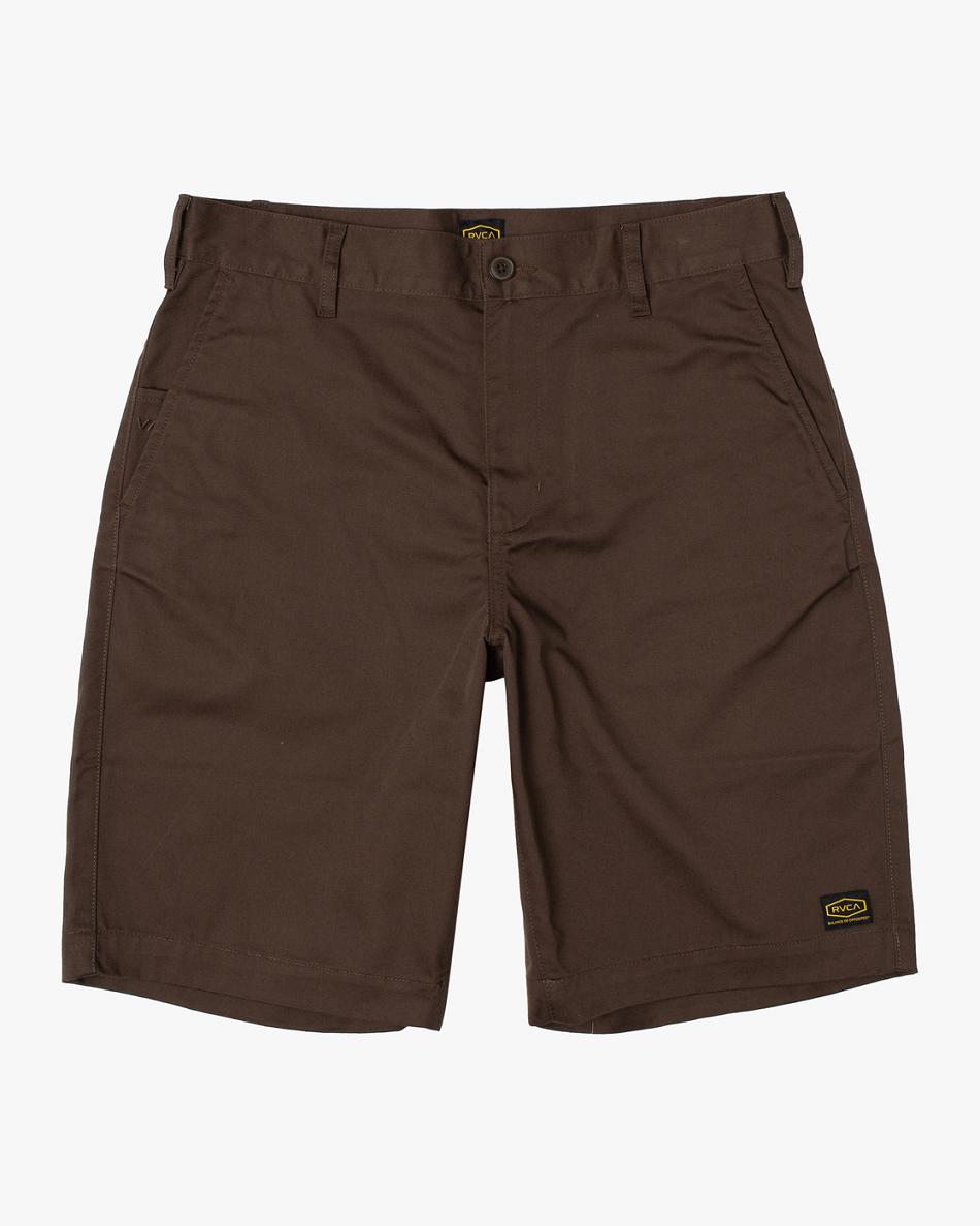 Pantalones Cortos Rvca Americana 22 Hombre Chocolate | ACOWC69004