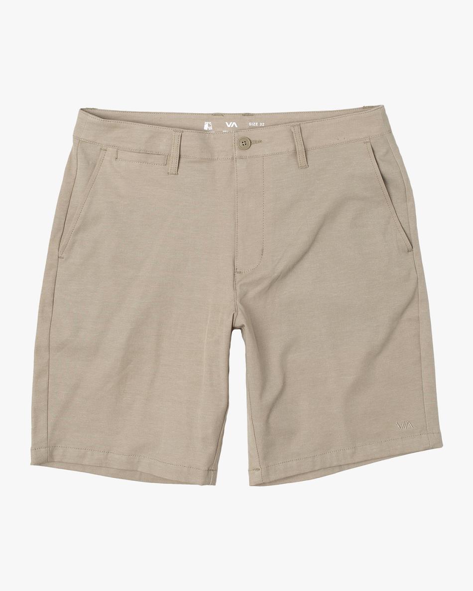 Pantalones Cortos Rvca Back In Híbrido 19 Hombre Kaki | MCOFT52255