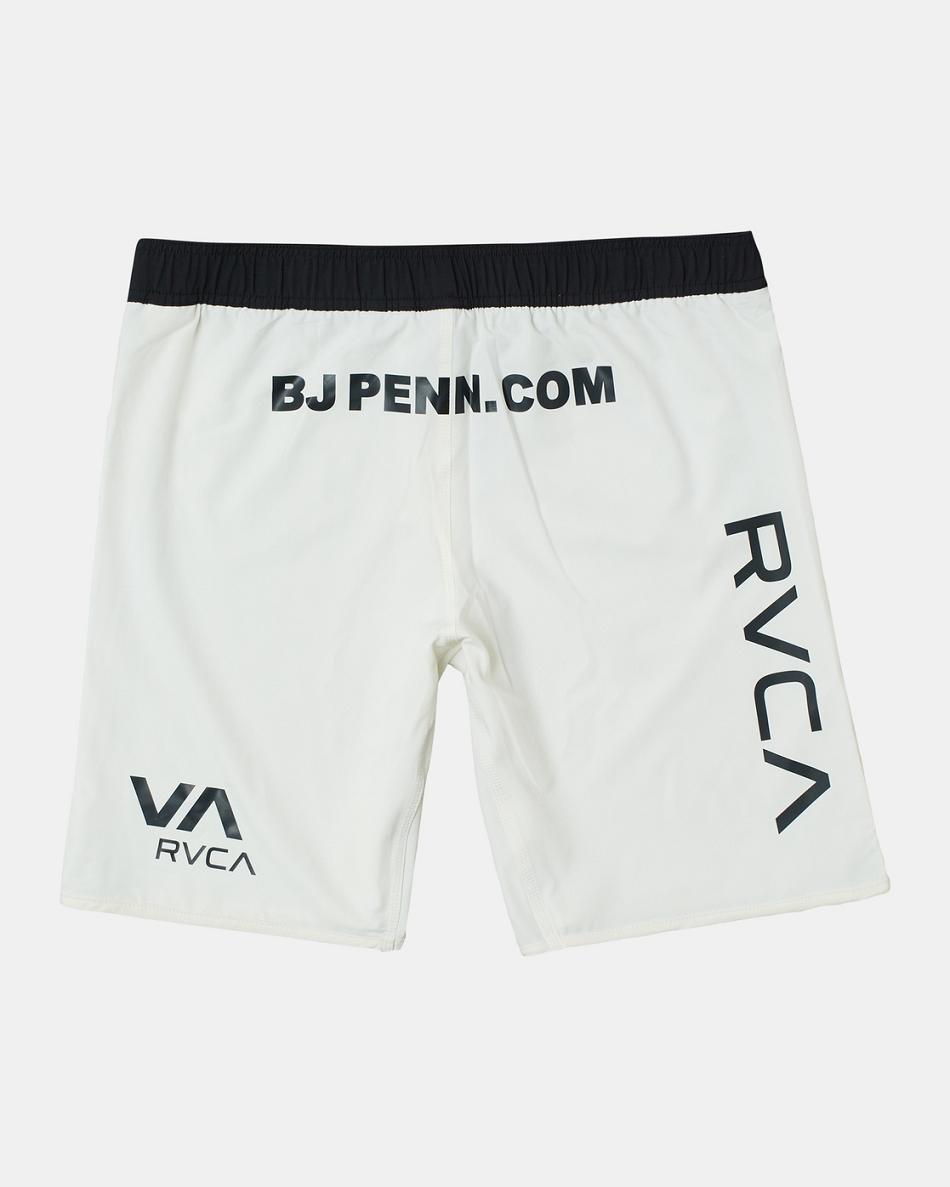 Pantalones Cortos Rvca Limited Edition BJ Penn Legend Corta Hombre Blancas | GCOUC68979