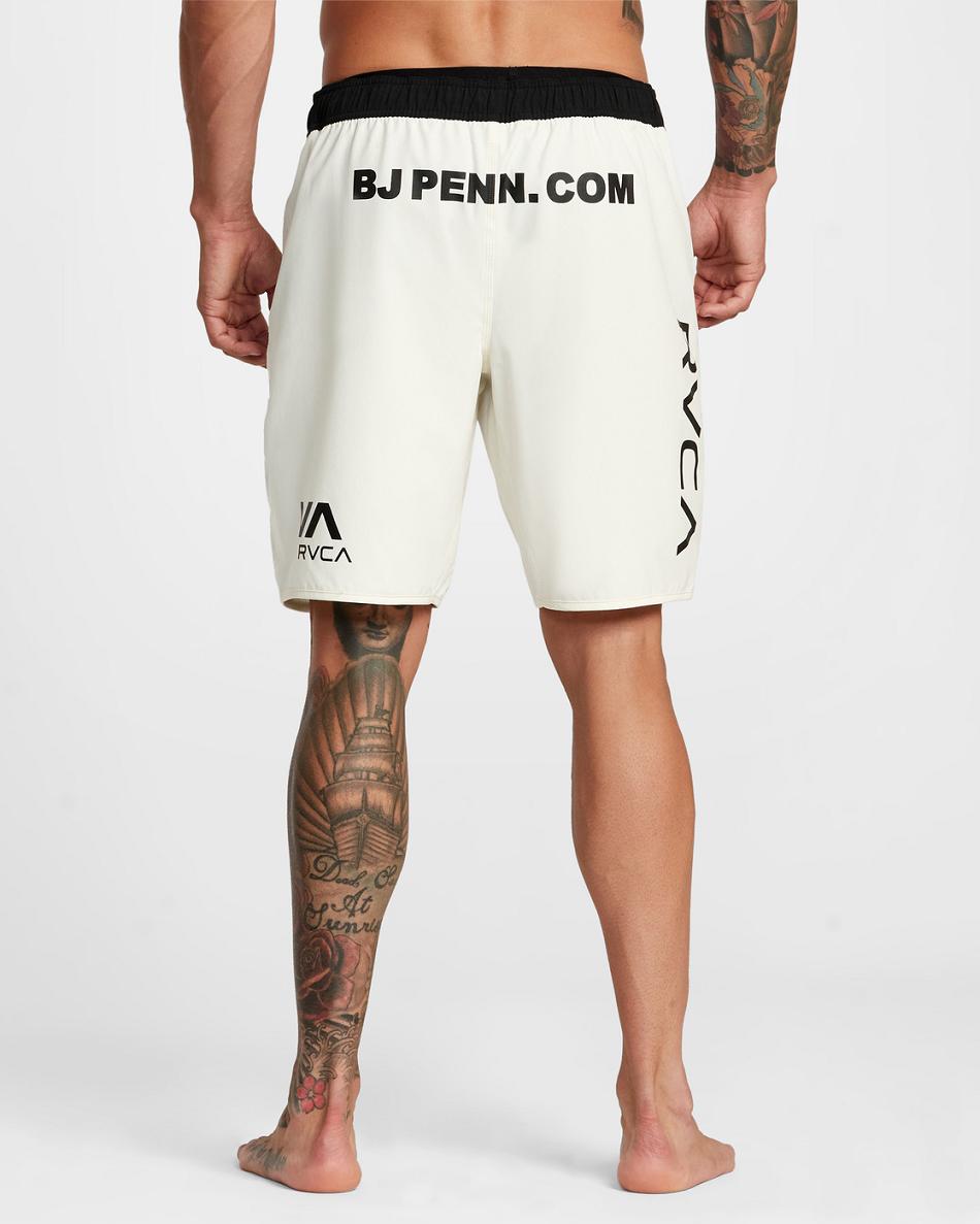 Pantalones Cortos Rvca Limited Edition BJ Penn Legend Corta Hombre Blancas | GCOUC68979