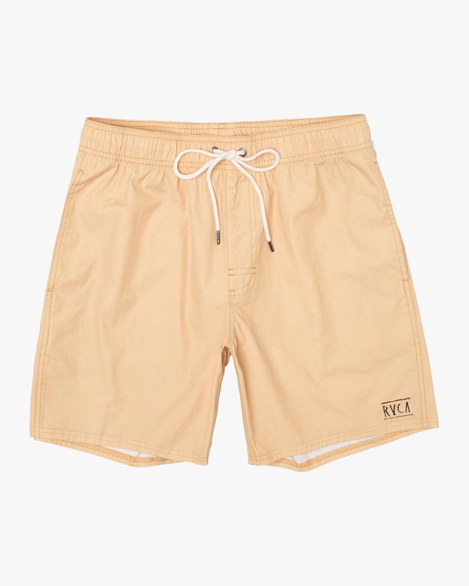 Pantalones Cortos Rvca Opposites Elastic 2 17 Hombre Tangerine | COCIF29097