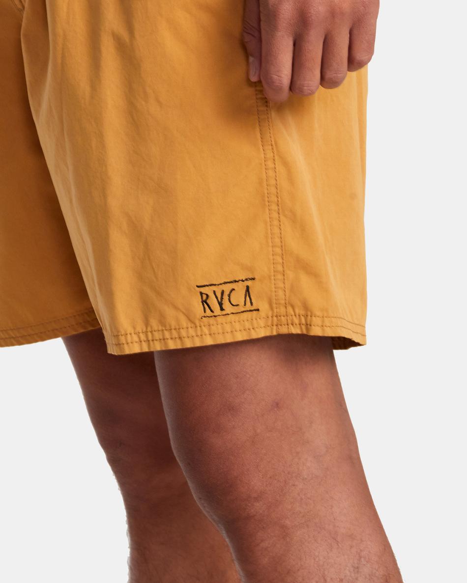 Pantalones Cortos Rvca Opposites Elastic 2 17 Hombre Apple Cinnamon | CONZX25613