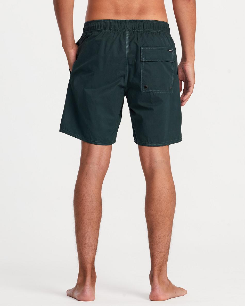 Pantalones Cortos Rvca Opposites Elastic 2 17 Hombre Verde | COQCS93936