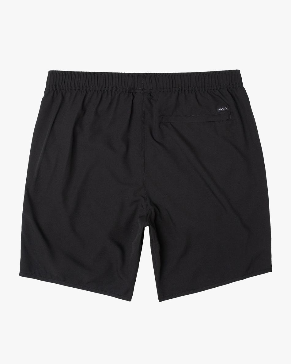 Pantalones Cortos Rvca YOGGER IV ATHLETIC 17 Hombre Negras | ECOVG50421