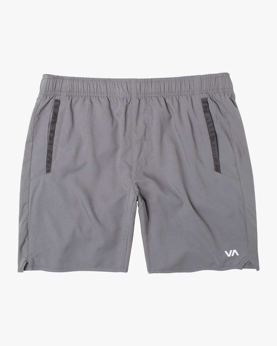 Pantalones Cortos Rvca Yogger III Elastic 15 Niño Smoke | COEAH34653