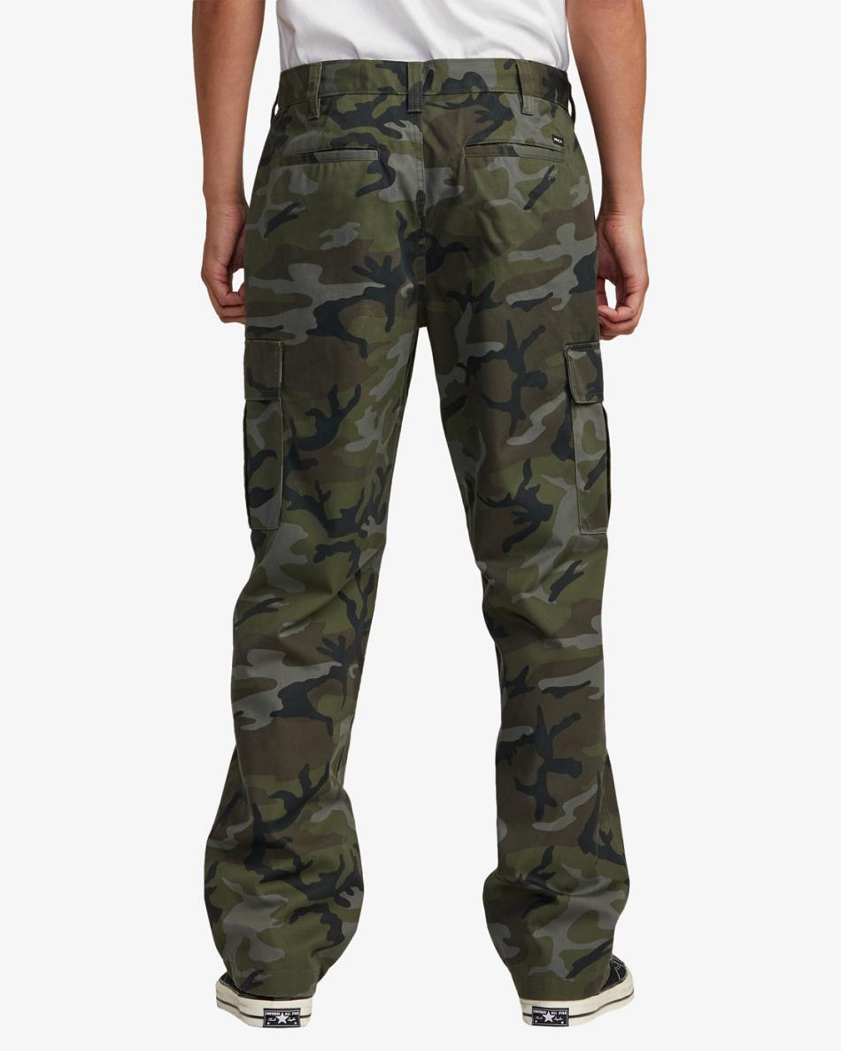 Pantalones Rvca Americana Cargo Hombre Camuflaje | COQAV85044